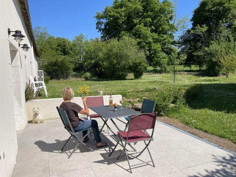 Villa Les Mimosas à Gracay Extérieur photo